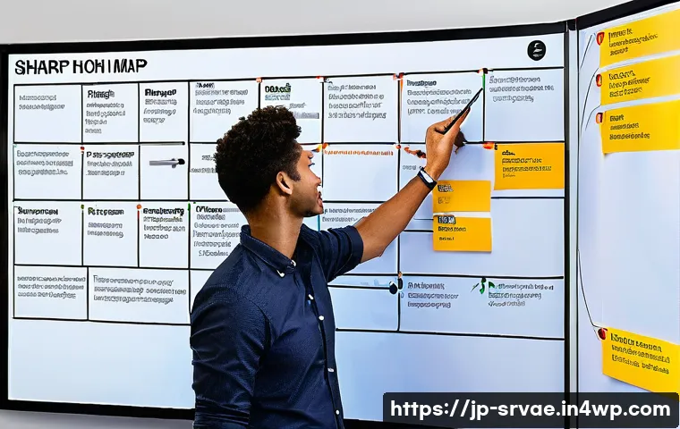 디자인 사고와 서비스 디자인의 관계 - **Prompt 1: Designing the Holistic Customer Journey**
    "A diverse team of business professionals,...