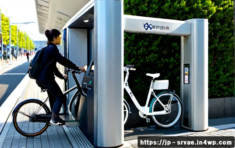 서비스 디자인의 글로벌 사례 및 비교 - Photorealistic split-scene comparison of service design in Tokyo and Copenhagen, a Japanese commuter...